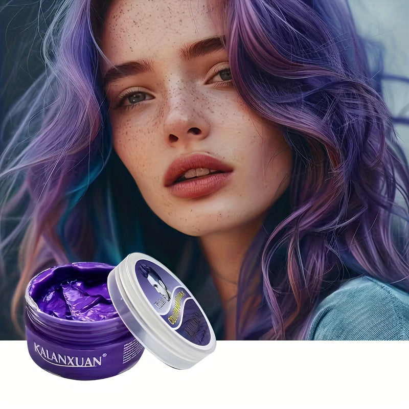 Temporary Hair Color Wax Disposable DIY Styling Cream Y2K Aesthetic for Parties Festivals Halloween Cosplay 9 Colors Blue Purple Red Black