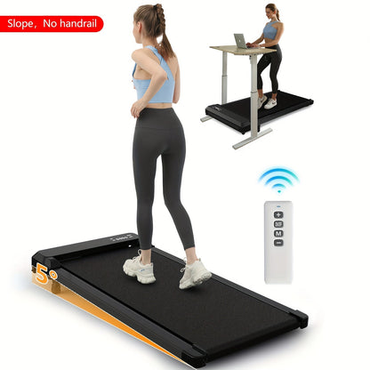Incline Foldable Treadmill Walking Pad – 300lb Capacity, Portable with Handles, Under Desk Compact Design for Home & Office Use