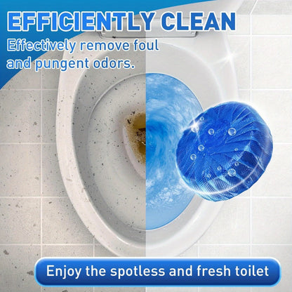 Mesh-Wrapped Toilet Bowl Cleaner Tablets in Blue, Pink or Three-Color 20- and 40-Pack Checkout Options