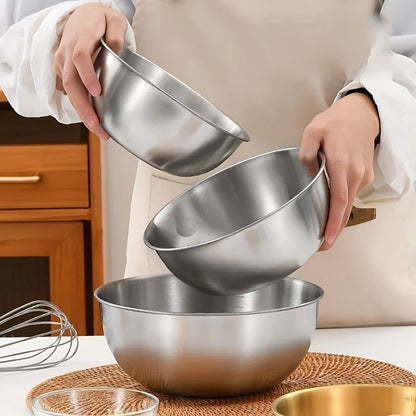 3-Piece Mixing Bowl Set with Small, Medium and Large Nested Bowls and Source-Marked Dimensions