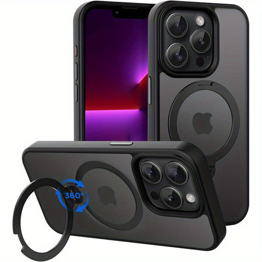 MagSafe Ring Stand iPhone Mount 360 Rotating Wireless Charging Desktop Stand Car Phone Holder for an Everyday Personal Care Routine