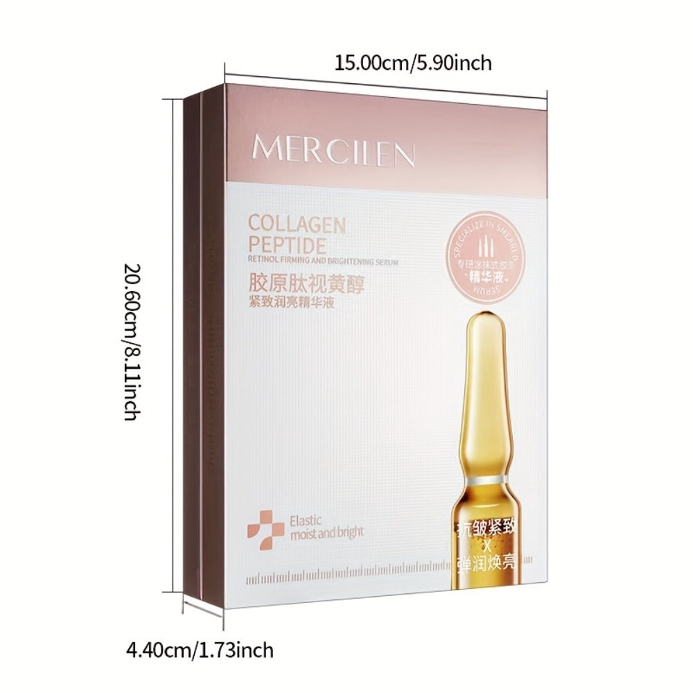 Retinol Face Serum 1.42oz - Collagen Peptide Anti Wrinkle Dropper Serum, Fragrance Free Sensitive Skin Daily Skincare for Women
