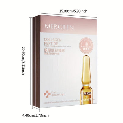 Retinol Face Serum 1.42oz - Collagen Peptide Anti Wrinkle Dropper Serum, Fragrance Free Sensitive Skin Daily Skincare for Women