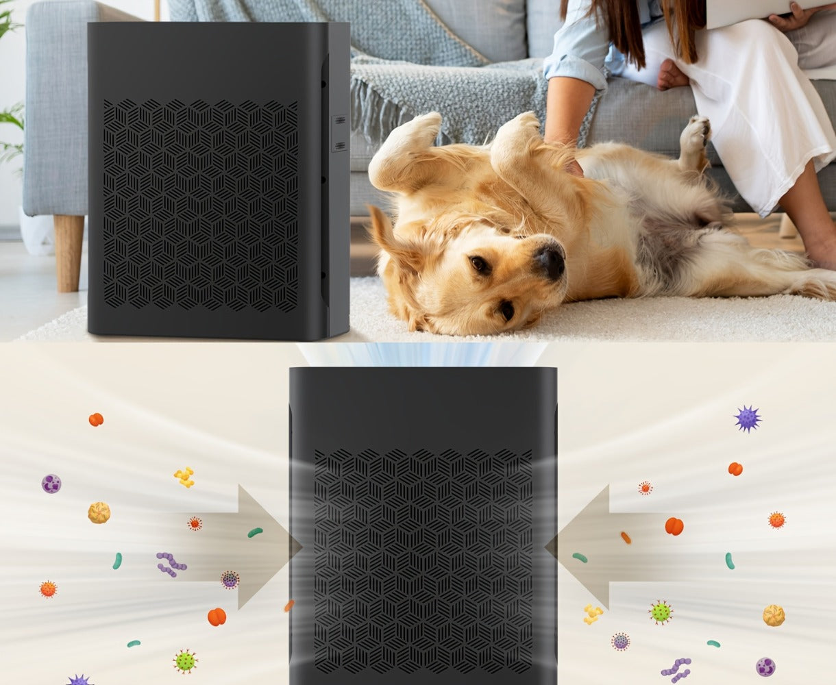 Air Purifier with HEPA Filter, PM2.5 Display, Air Sensor, Auto Mode, Timer and Two Color Options