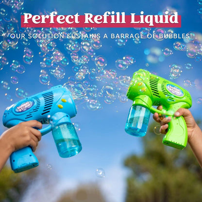 32oz Bubble Solution Refill Concentrate, Makes 2.5 Gallons, Compatible with Bubble Machines, Wands & Blowers