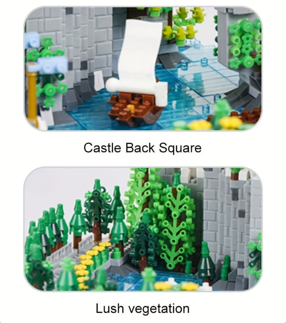 3600PCS Princess Castle Building Blocks Fairytale Palace STEM Micro Brick Architecture Kit for Girls Ages 8+