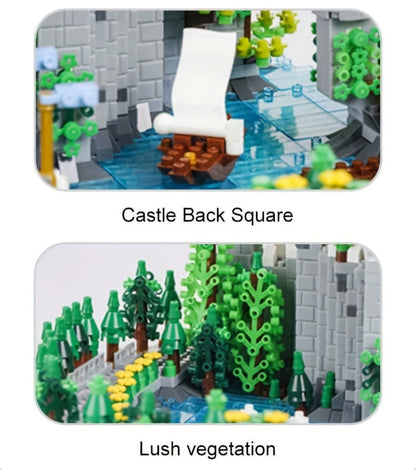 3600PCS Princess Castle Building Blocks Fairytale Palace STEM Micro Brick Architecture Kit for Girls Ages 8+