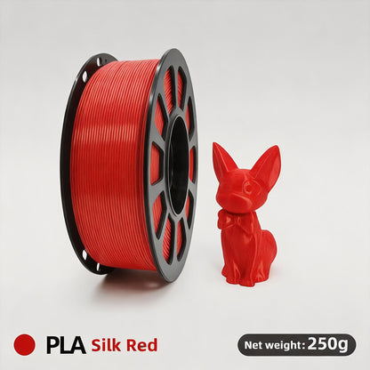 Gradient Rainbow PLA Filament 1.75mm 32 Colors, Shiny Multicolor Fast Color-Changing 250g Spool for FDM 3D Printers