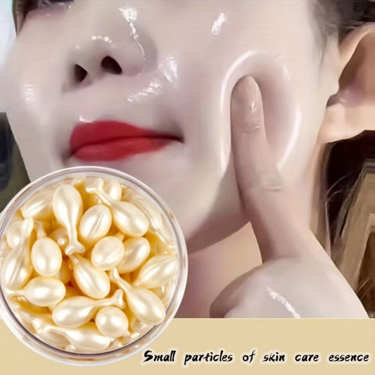 Hyaluronic Acid Collagen Facial Gel Capsules 360pcs (2 Boxes x 180pcs) - Deep Face Neck Serum for Bath Time, Home Spa and Personal Care
