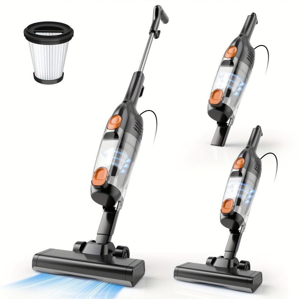 Cordless Stick Vacuum 30KPa 600W Motor 68oz Bagless Upright Vacuum Cleaner for House Car Hard Floor Carpet Pet Hair Multi-Color