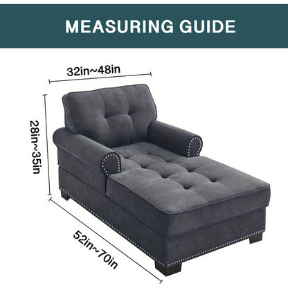 Chaise Lounge Cover Stretch Slipcover Jacquard Fabric Chair Sofa Protector for Living Room Bedroom Multi-Color