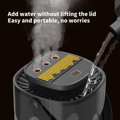 Large Desktop Humidifier with Night Light, 101oz 3-Nozzle USB Rechargeable Cool Mist Humidifier for Bedroom