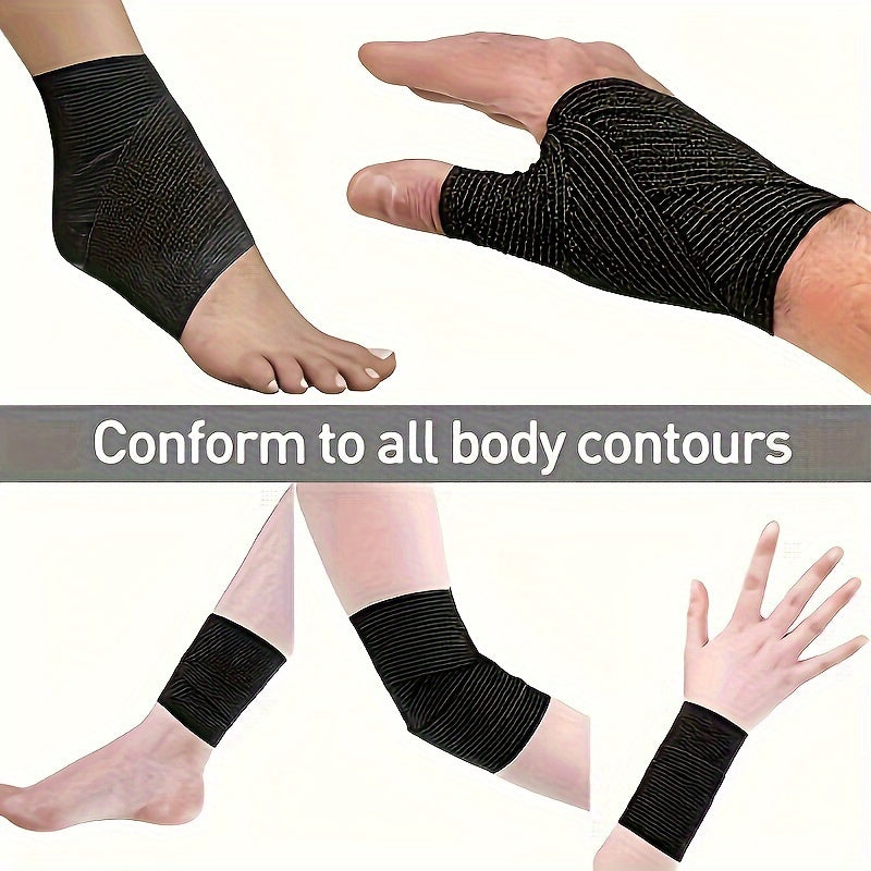 Self-Adhesive Elastic Bandage 36pcs Non-Woven – Finger, Wrist & Knee Protection Wrap, Breathable Comfortable Fitness Bandage for Indoor