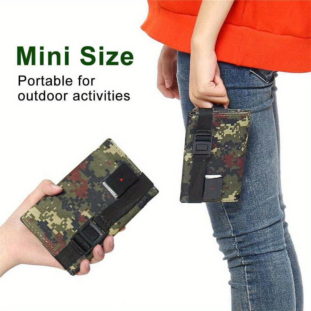 Portable Folding Solar Panel Charger with USB Port, 20% Monocrystalline Silicon Efficiency