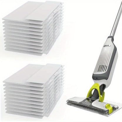 VACMOP-Style White Disposable Replacement Pads in 10-, 20-, 30- or 40-Pack Checkout Options