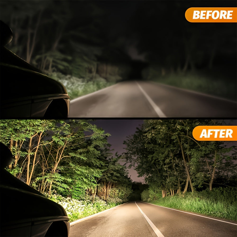 Headlight Restoration Kit Ceramic Coating Spray 100ml No Sanding No Polishing Required Quick Restore Yellowed Foggy Car Headlights DIY