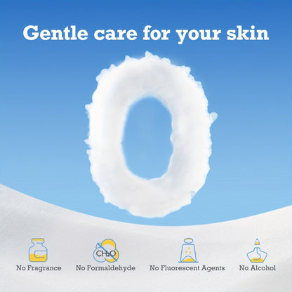 Flushable Wet Wipes with Probiotics, Plant-Based Fibers, Fragrance Free, Sewer Safe, & Thick Disposable Butt Wipes for Adults