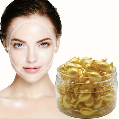 Hyaluronic Acid Collagen Facial Gel Capsules 360pcs (2 Boxes x 180pcs) - Deep Face Neck Serum for Bath Time, Home Spa and Personal Care