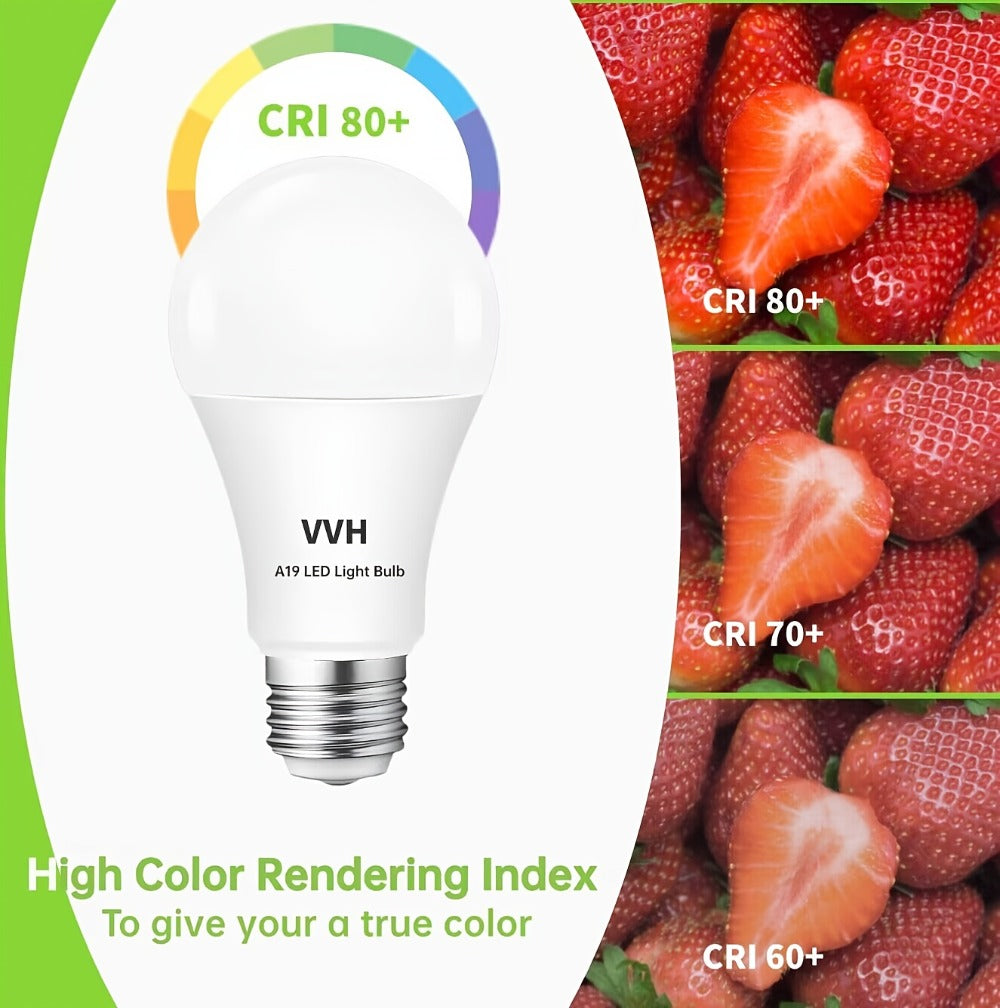 3-Way LED Light Bulb A19 40 60 100W Equivalent 1500 Lumens E26 Base – Soft White 2700K & Daylight 5000K Three-Way Bulb for Bedroom Living