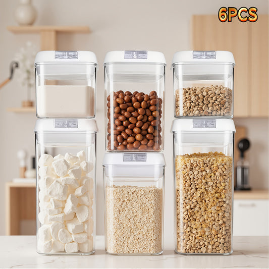 Plastic Food Storage Containers with Lids – Leak Proof Airtight Kitchen Organizer Set for Home Cooking, Dining and Outdoor Meals