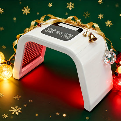 7 Color LED Skin Care Device Photon Therapy Spectrometer Wrinkle Acne Treatment Face for Entryways, Bedrooms and Living Spaces