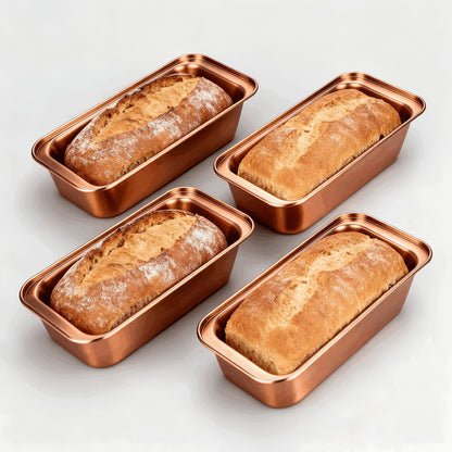 Nonstick Bakeware Pan Set, 8-Piece Carbon Steel Oven Baking Set with Cookie Sheet, 2 Round Cake Pans