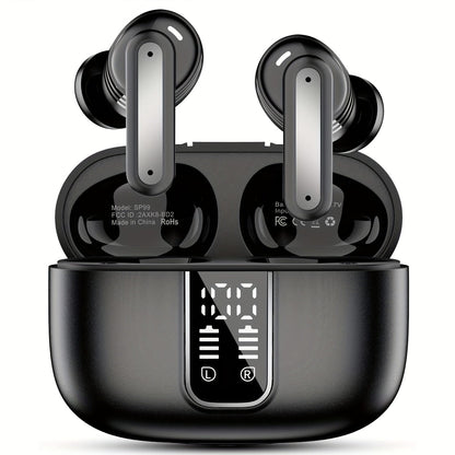 ENC Sports Wireless Earbuds ANKRIYUL Stereo Headphones Environmental Noise for Bedside Audio, Alarms and Room Entertainment