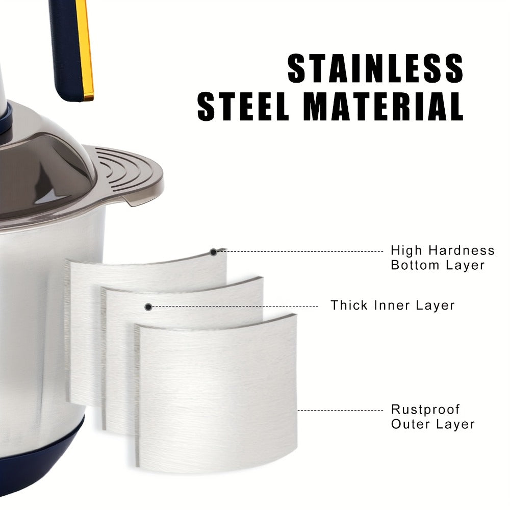 Electric Meat Grinder 5-Speed 6-Blade Food Chopper - 1.32 Gal Household Mincer for Meat Vegetables Garlic Puree Juice Noodles