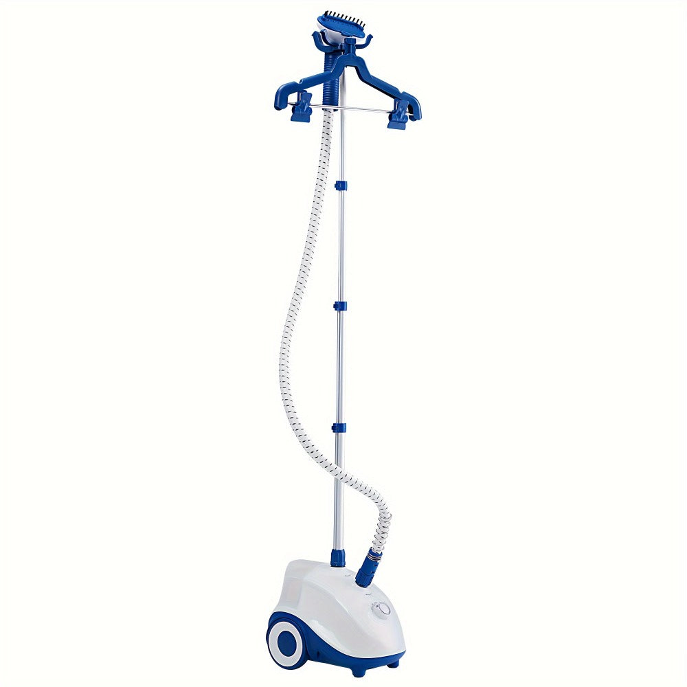 1500W Floor-Standing Garment Steamer with 1.8L Tank, 45-Second Heat-Up and Up to 60-Minute Steam Label