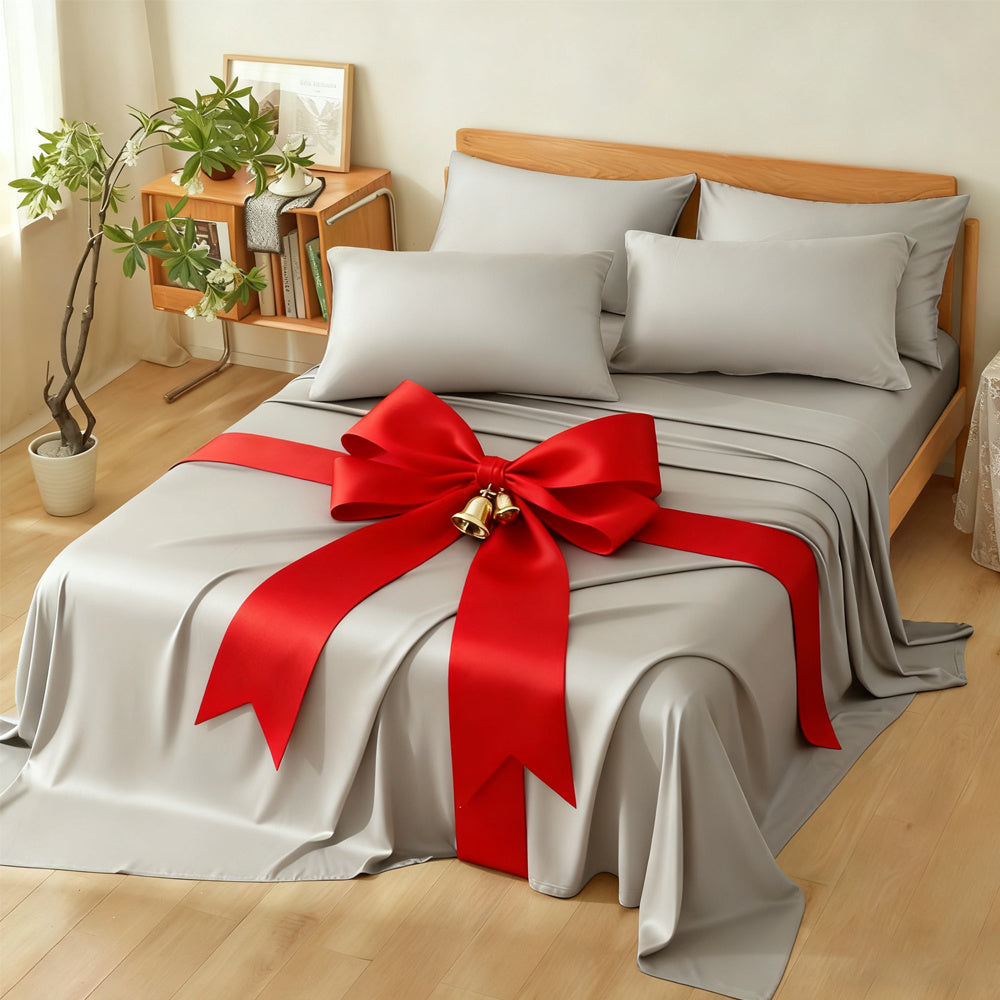 Viscose-from-Bamboo Sheet Set with 4- or 6-Piece Configurations, 11 Colors and 16-Inch Pocket Label