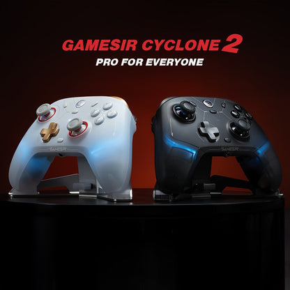 GameSir Cyclone 2 Wireless PC Controller with Mag-ResTMR Sticks, 1000Hz Report Rate, Hall Effect & Micro 2-in-1 Triggers