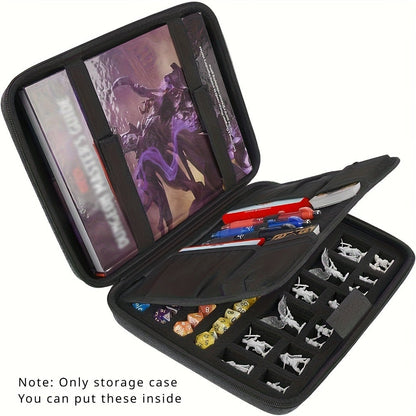 DnD Dice Tray & Storage Box for D&D RPG MTG Tabletop Games – Polyhedral Dice Rolling Tray Organizer Case for Dungeons & Dragons, Pathfinder