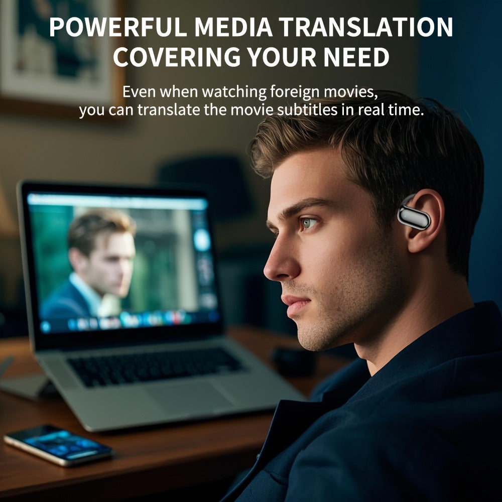AI Translation Earbuds 144 Languages Real-Time Bluetooth 6.1 TWS Meeting Notes Noise Cancelling for an Everyday Personal Care Routine