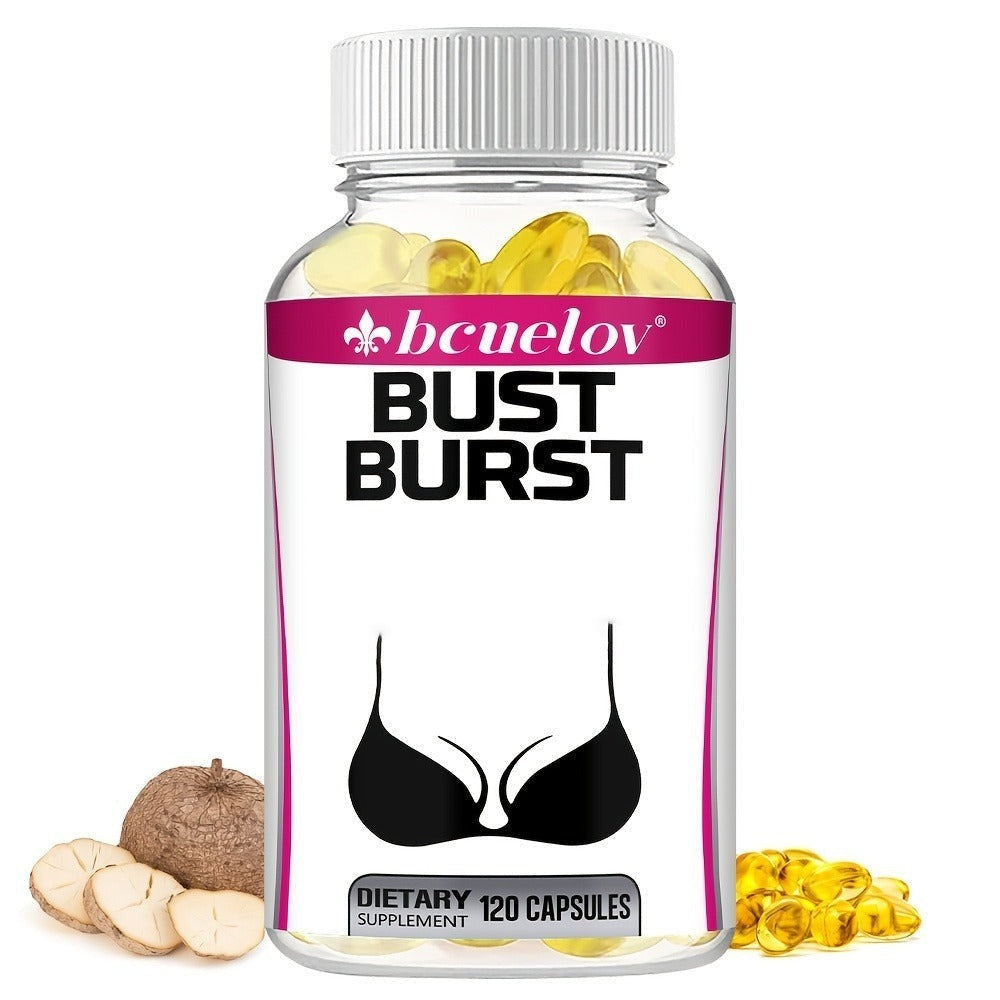 Pueraria Mirifica Breast Enhancement Capsules 120ct, Natural Phytoestrogen Formula for Women, Supports Bust Firmness