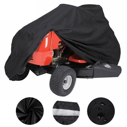 Riding Lawn Mower Cover 54"x30"x36" – 210D Heavy Duty Waterproof Oxford Fabric Tractor Cover with Drawstring | UV