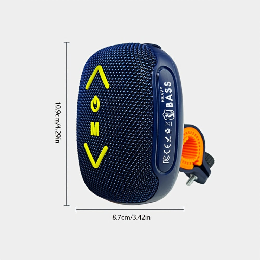 Wireless Bike Speaker with Removable Bicycle Mount for an Everyday Personal Care Routine, with the Listed Configuration