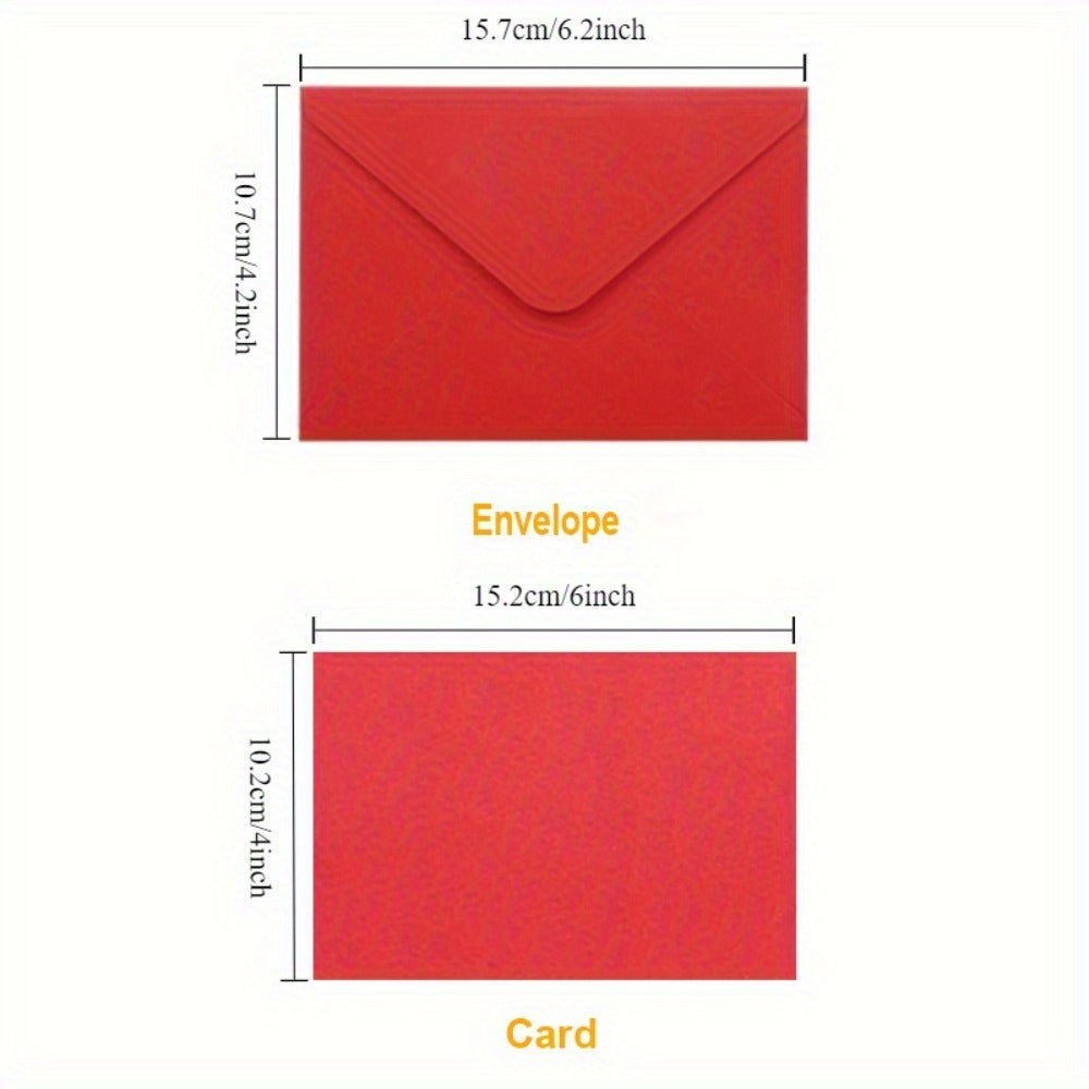 Blank Cards with Envelopes 4x6 Inch | 40 or 80 Sets Colorful Rainbow DIY Greeting Cards | Single Panel Holiday Christmas Birthday Note Cards