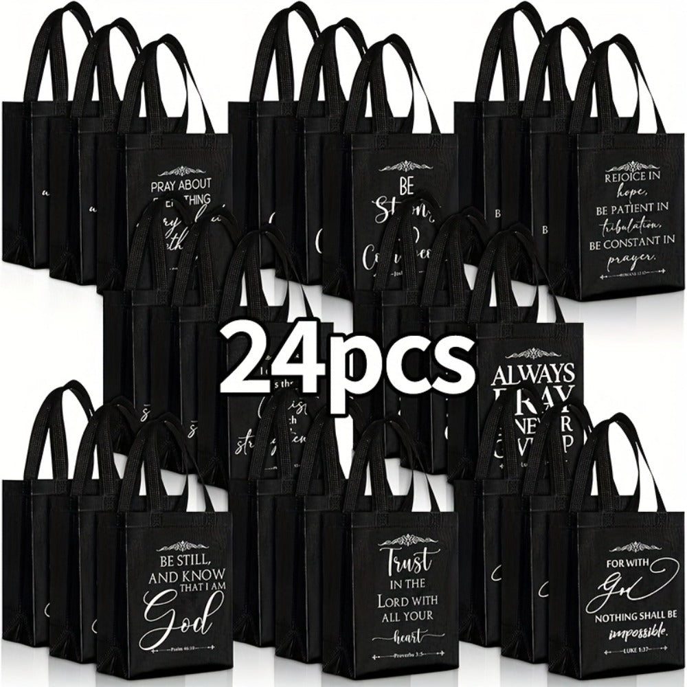 Christian Gift Bags Bulk with Handle for Parties, Celebrations and Guest Favors, with the Listed Configuration