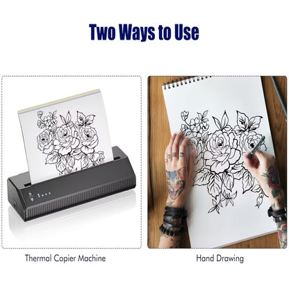 Tattoo Practice Skin Double-Sided Silicone Fake Skin – A4 Tattoo Transfer Paper Kit, Thermal Stencil Paper for Beginners & Artists