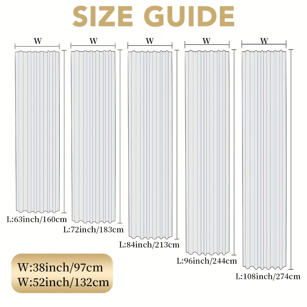 Blackout Curtains 4 Panels Thermal Insulated Room Darkening Drapes, Rod Pocket, Energy Saving, Solid Color for Bedroom & Living Room