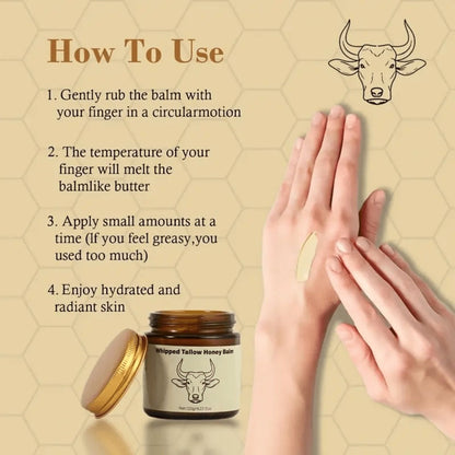 Shea Butter Cream Natural for Face & Body 60g - Deep Nourishing, Non-Greasy, Fast Absorbing, All Skin Types