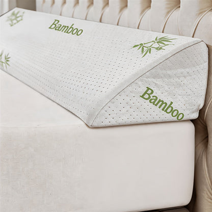 Mattress Gap Wedge Pillow in Twin, Full, Queen or King with Grey, White and Bamboo-Labeled Options