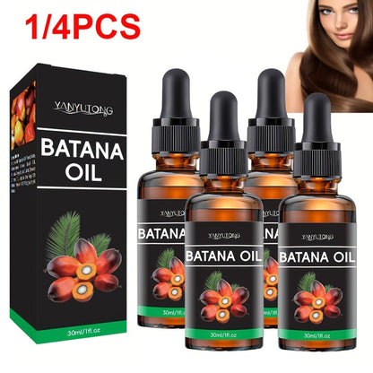 Batana Oil Hair Treatment Leave-In Essence 30ml – Plant Extract Deep Moisturizing Scalp Care, Lasting Fragrance, Frizz Control