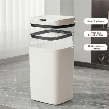 Motion Sensor Trash Can Touchless, Smart Hands-Free Trash Bin with Sealing Lid & Odor-Blocking Technology
