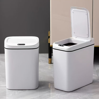 Motion-Activated Touchless Trash Can with Lid, Smart Sensor Waste Bin for Kitchen, Bathroom, Office & Home