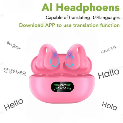 156-Language Real-Time Translation Earbuds Bluetooth 5.4 3-in-1 Mode Noise Cancelling Wireless for an Everyday Personal Care Routine
