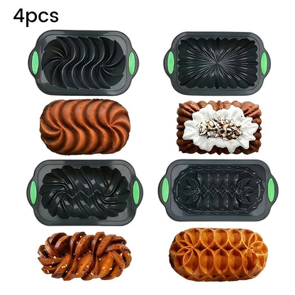 Baking Pan Set Nonstick Carbon Steel Cookie Sheets Roasting Pans Round Cake Muffin Pizza for Home Cooking, Dining and Outdoor Meals