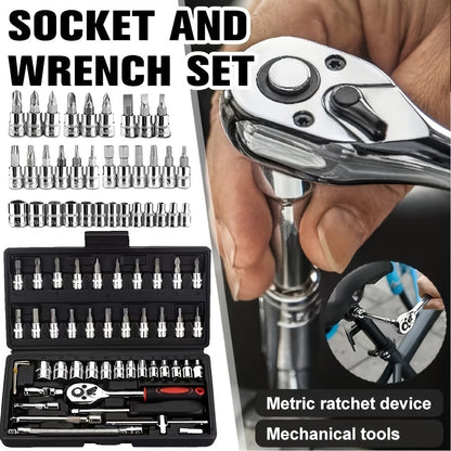 Home Tool Kit Professional, 46-Piece Essential DIY Set, 53-Piece Advanced Home & Auto Repair Kit, or 1000-Piece Complete Toolbox in Storage