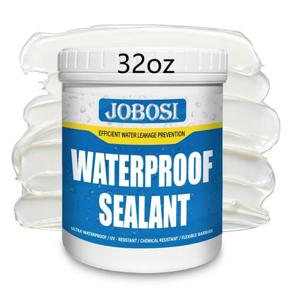 Sealant Liquid Glue 32oz 1KG Leak Agent, Indoor Outdoor Coating for Roof Basement Wall Pipe Crack Sealing