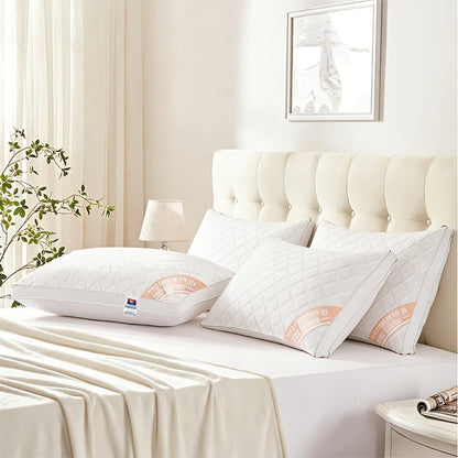 Queen Size Pillows for Side Sleepers, 800g Heavyweight Hotel Collection, Down Alternative, Ultra-Plush & Resilient